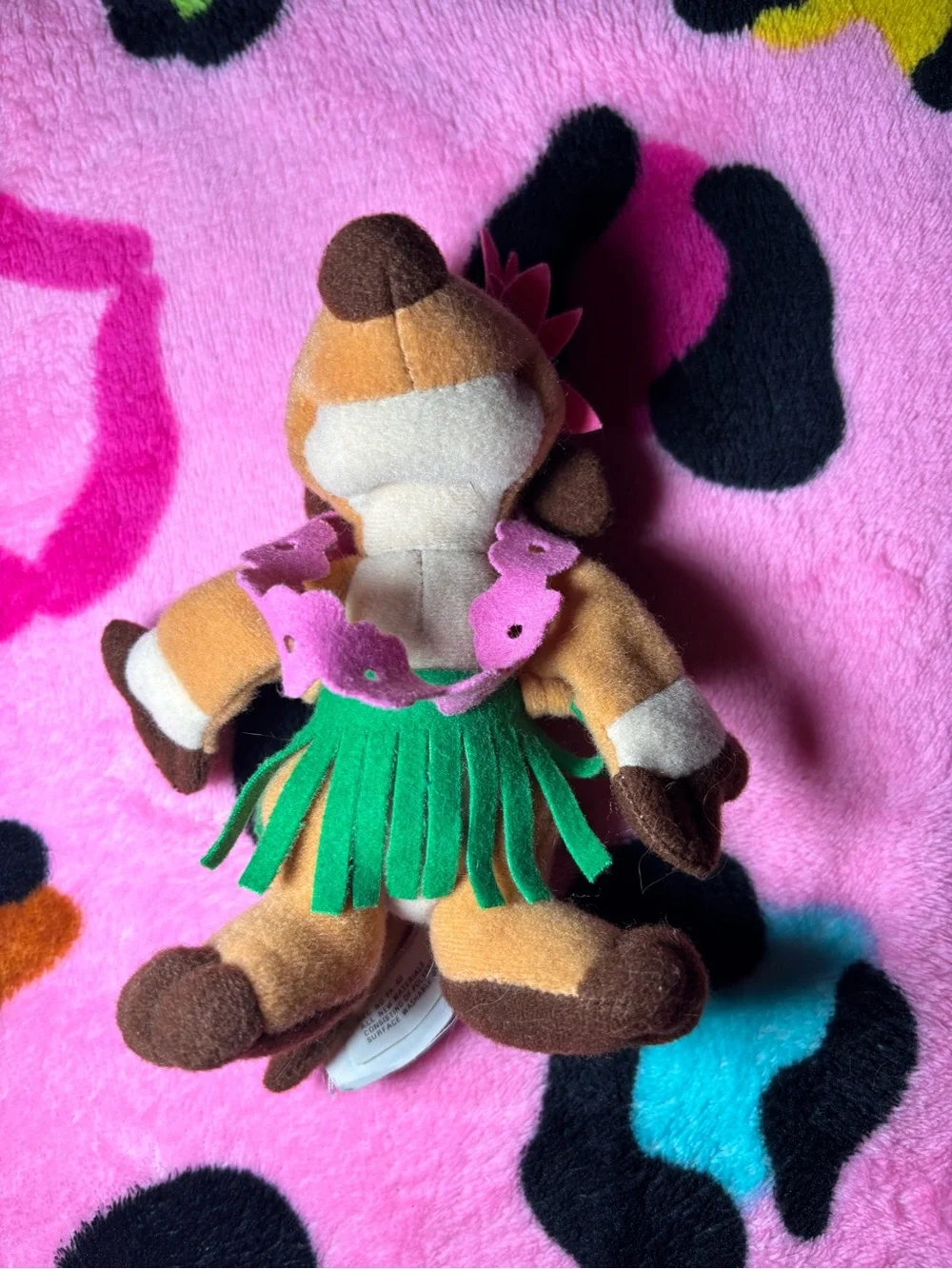 Disney The Lion King Jungle Puppets Hula Timon Plush Stuffed Finger Puppet-1994
